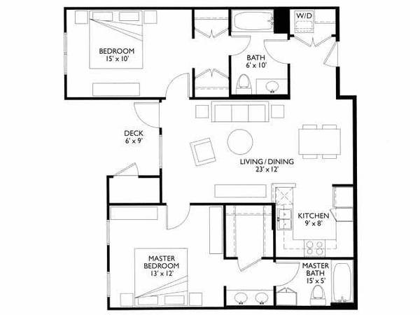 2BR/2BA Loft · Gilroy photo 3