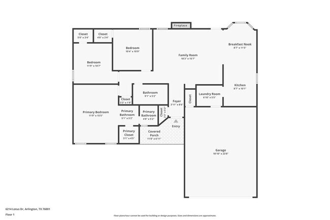 6214 Lotus Drive, Arlington, TX 76001 photo 2