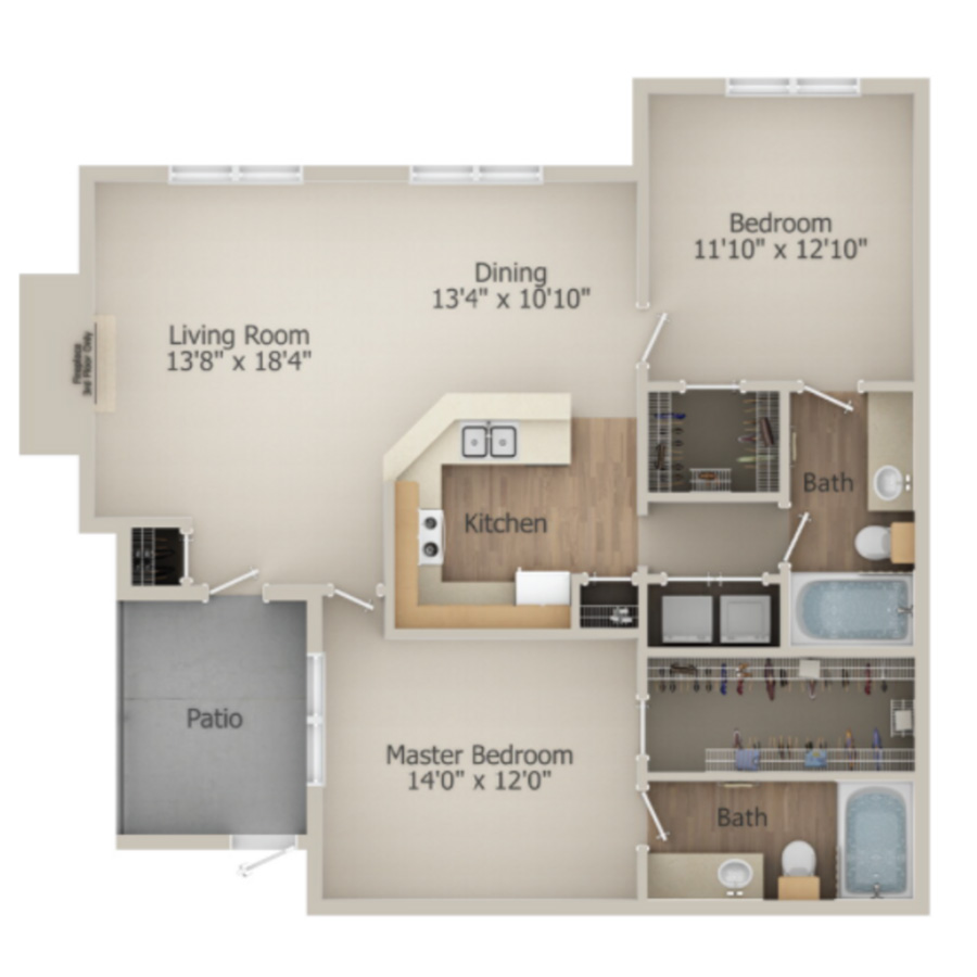 Unit 1422 1422 floor plan