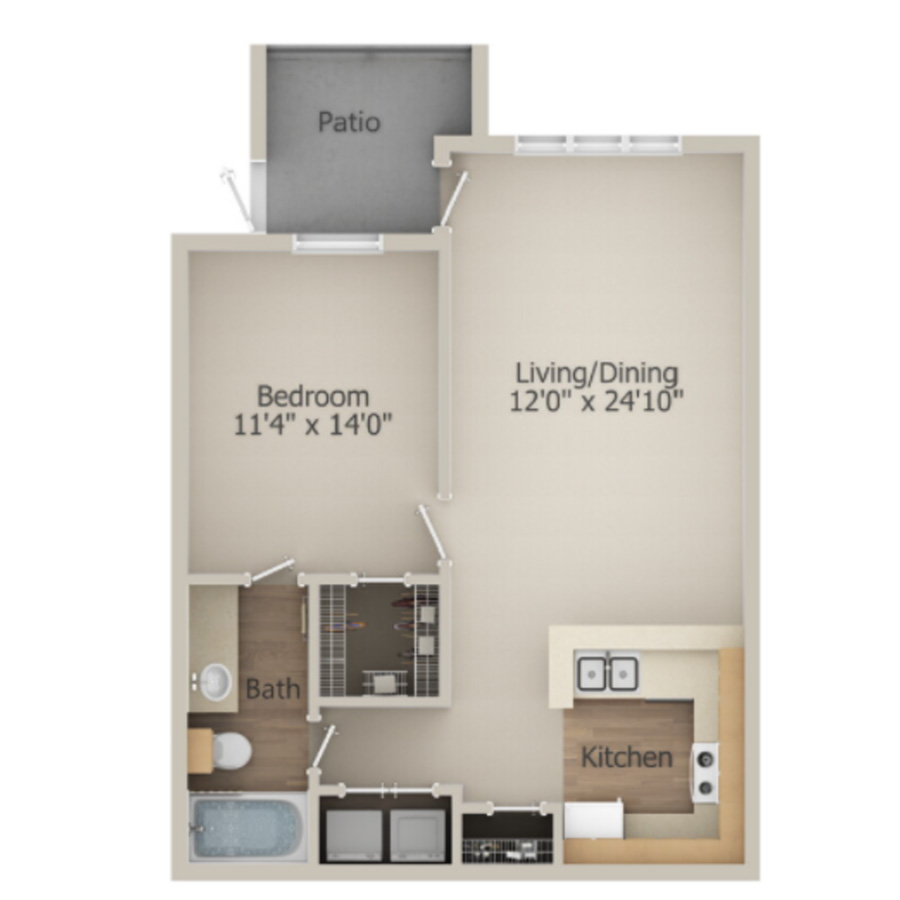 Unit 1123 1123 floor plan