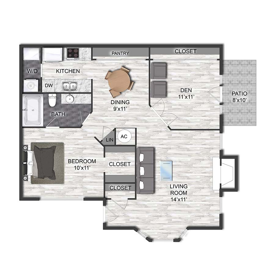 Unit 407 407 floor plan