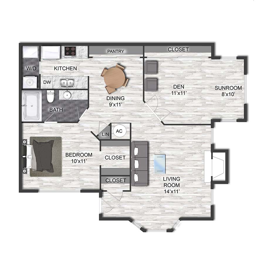 Unit 2427 2427 floor plan