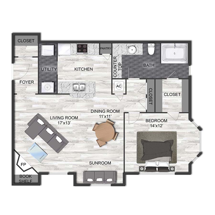 Unit 2221 2221 floor plan