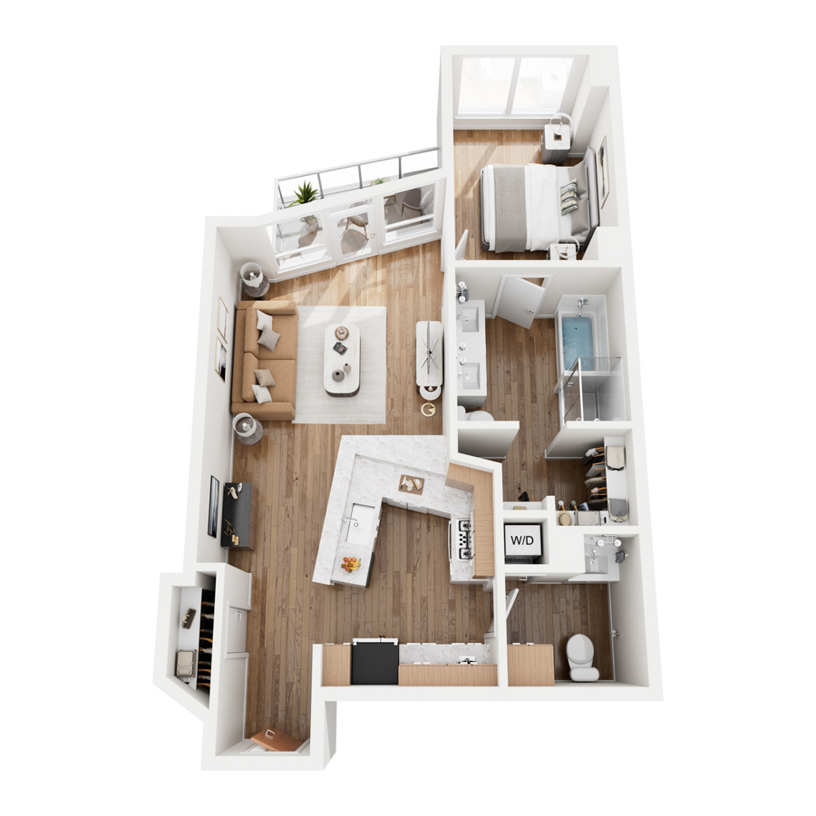 Unit 2108 2108 floor plan