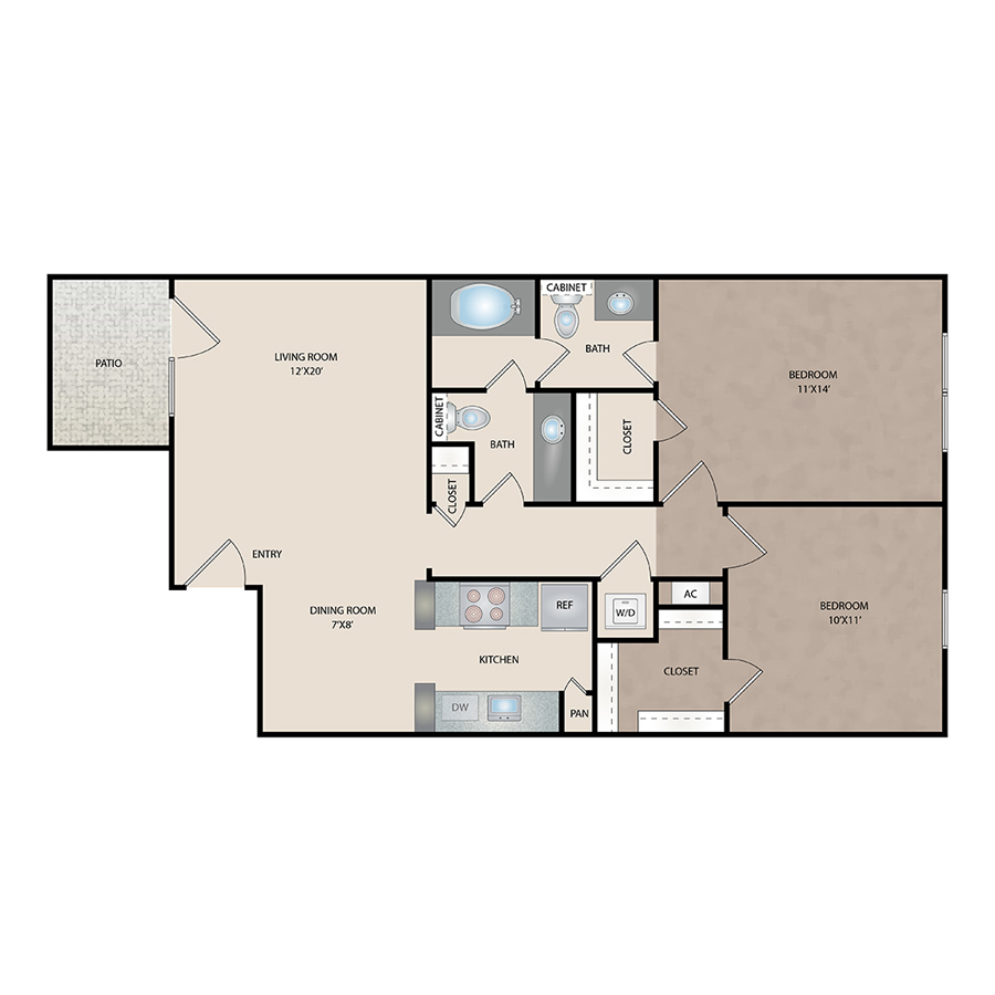 Unit 105 105 floor plan
