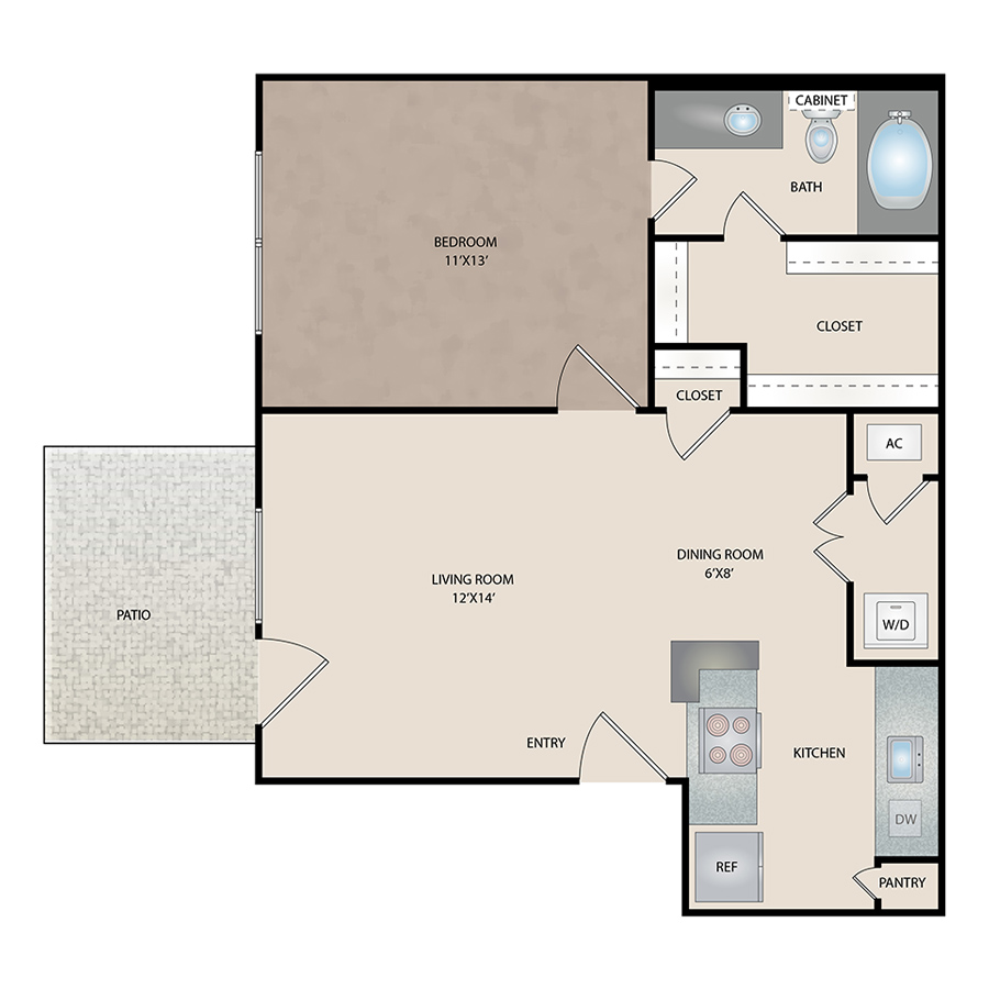 Unit 1213 1213 floor plan