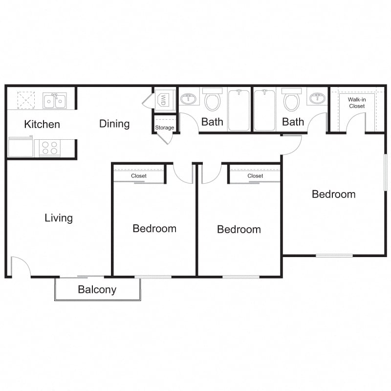 Unit S042 S042 floor plan