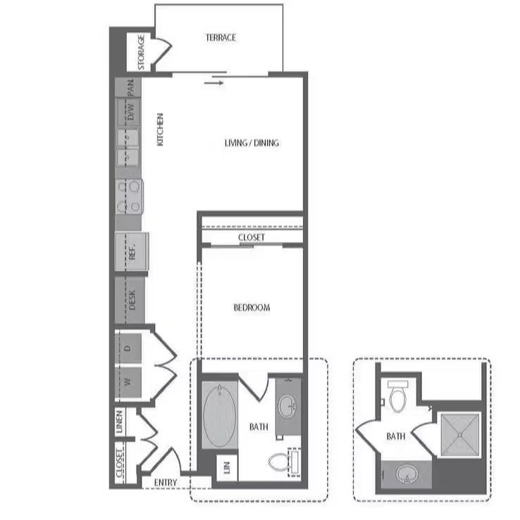 Unit 1022 1022 floor plan