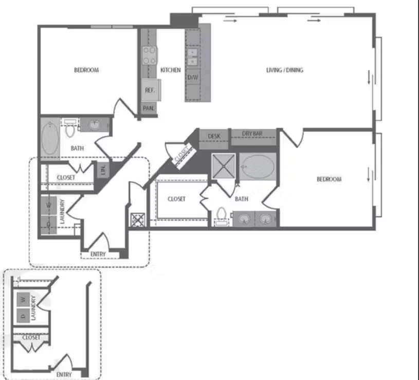 Unit 2073 2073 floor plan