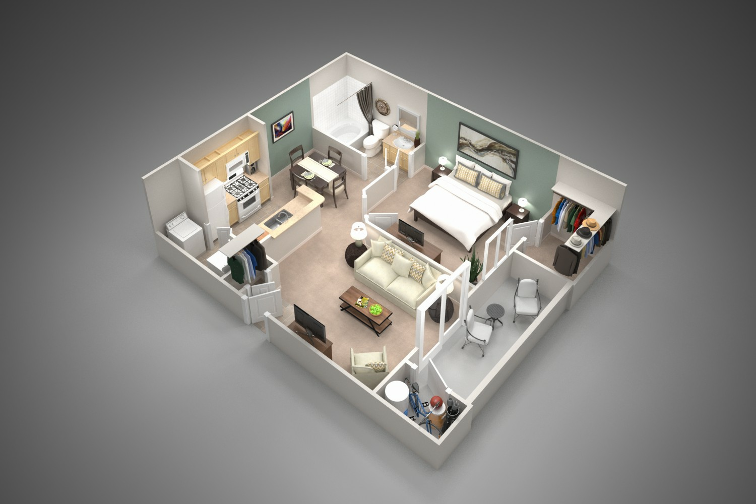 Unit 427 427 floor plan
