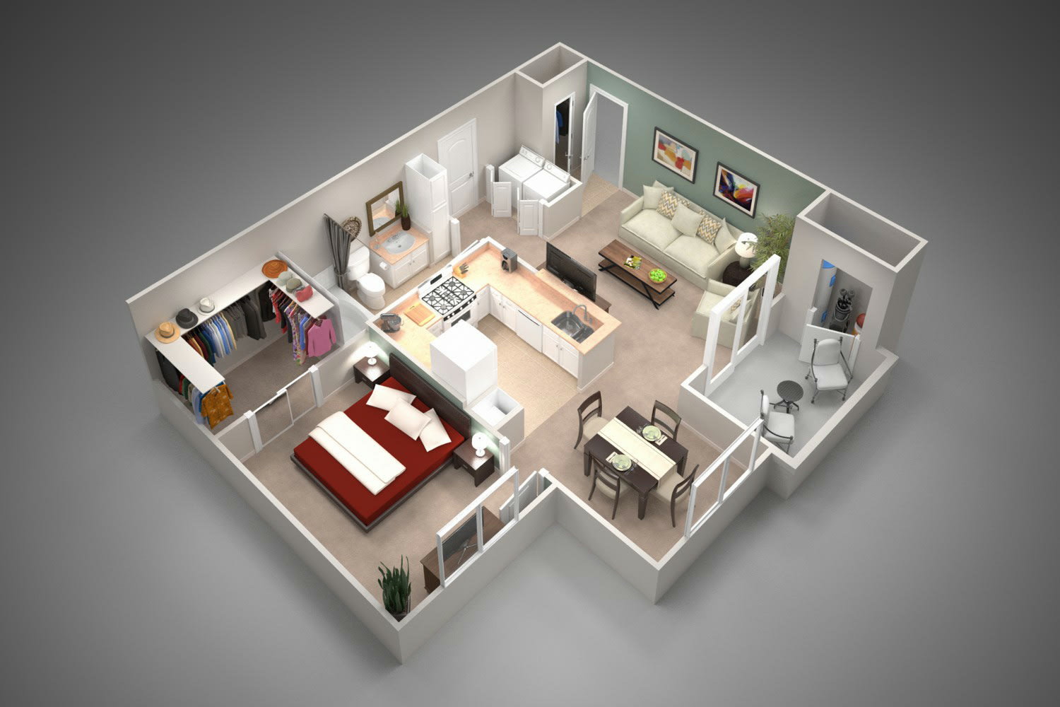 Unit 1017 1017 floor plan