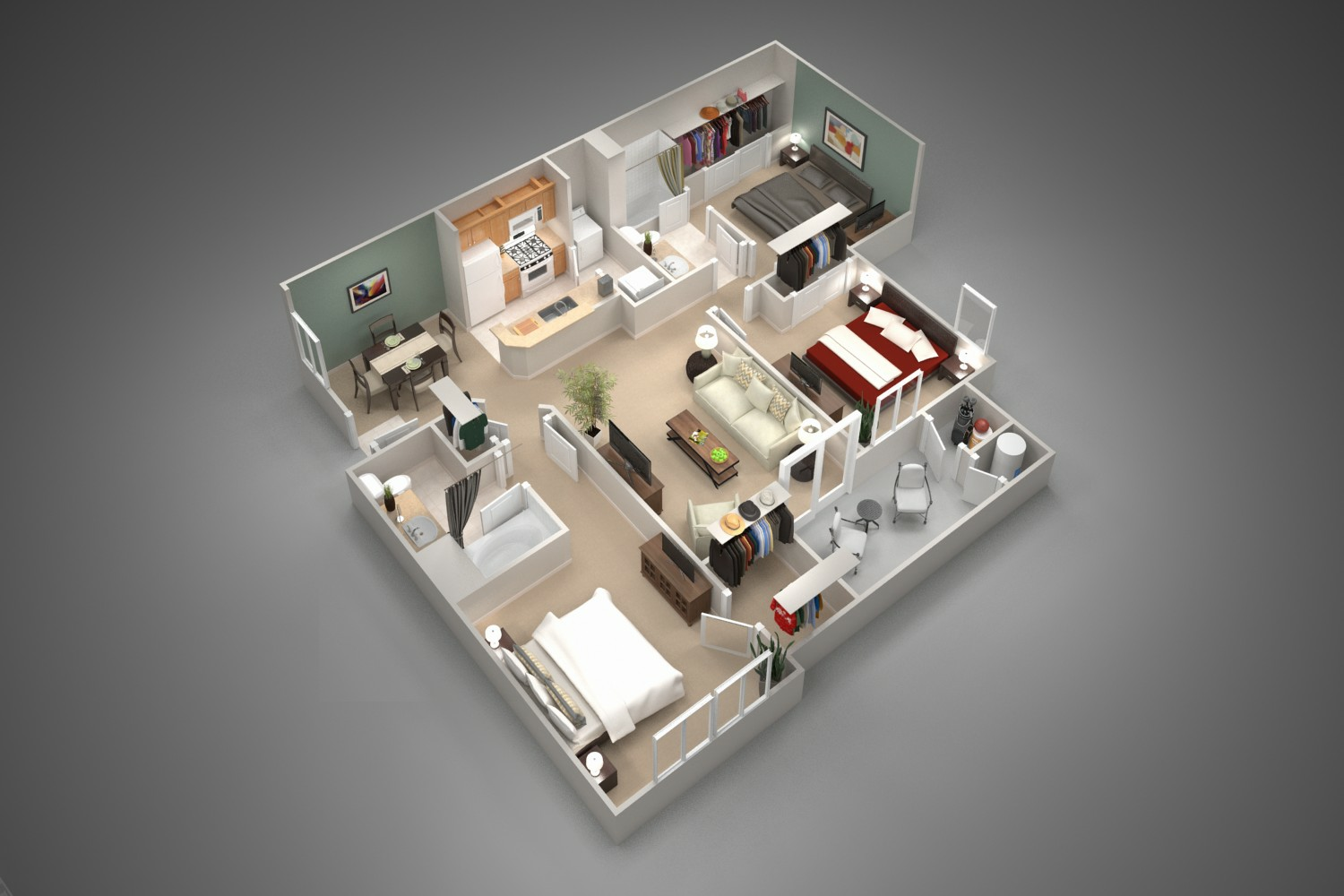 Unit 2038 2038 floor plan