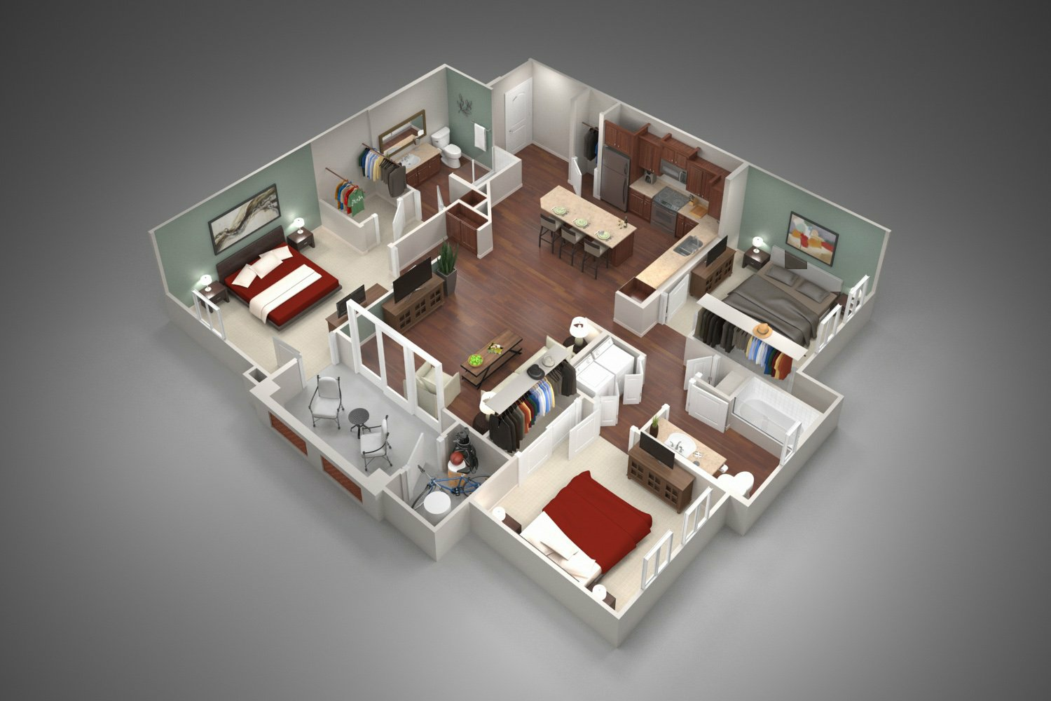 Unit 2040 2040 floor plan