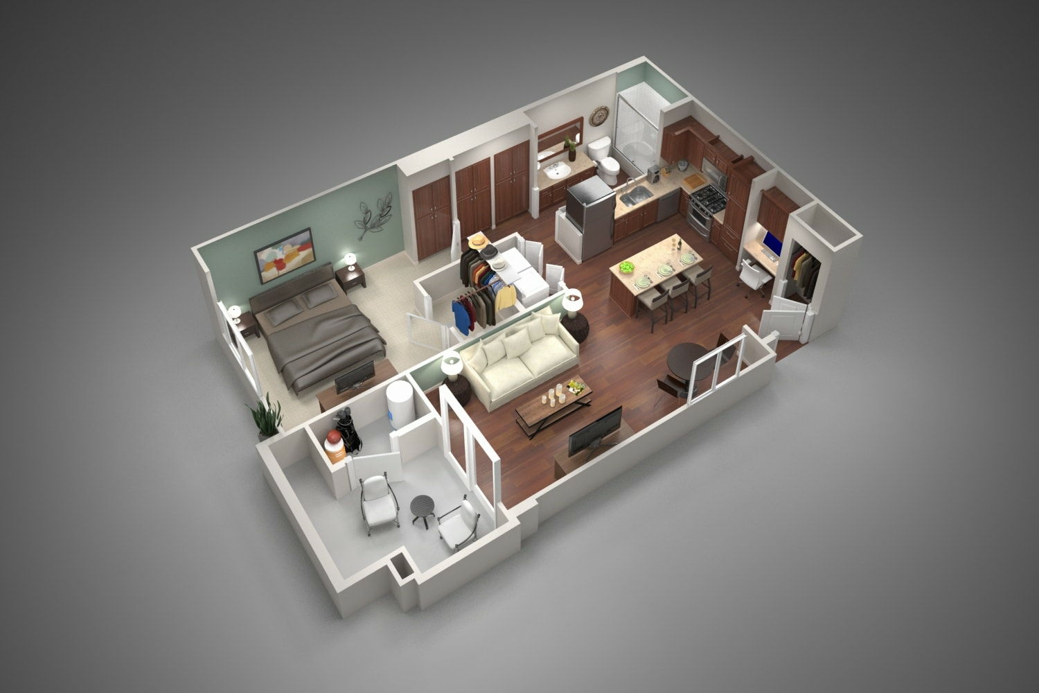 Unit 1105 1105 floor plan