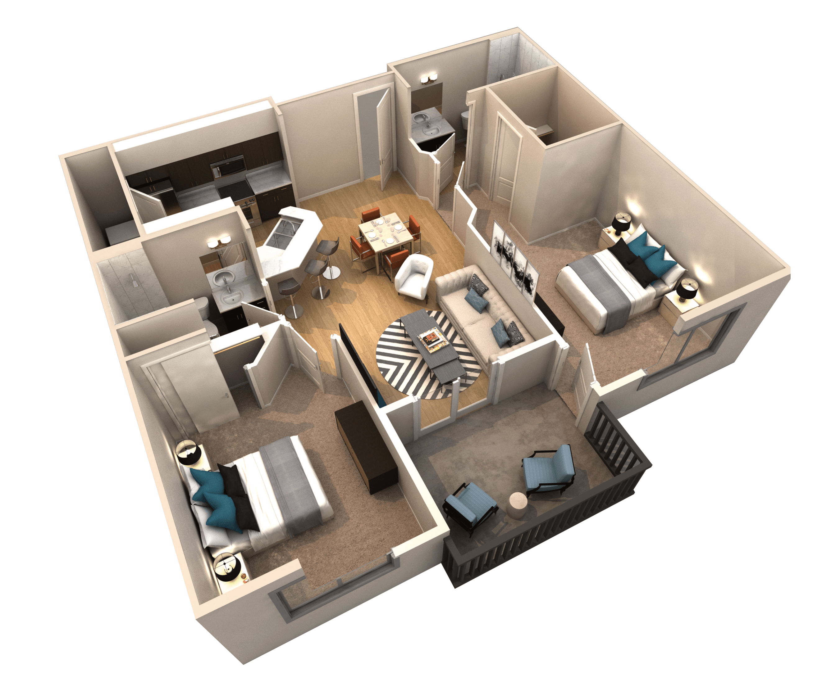 Unit D-427 D-427 floor plan