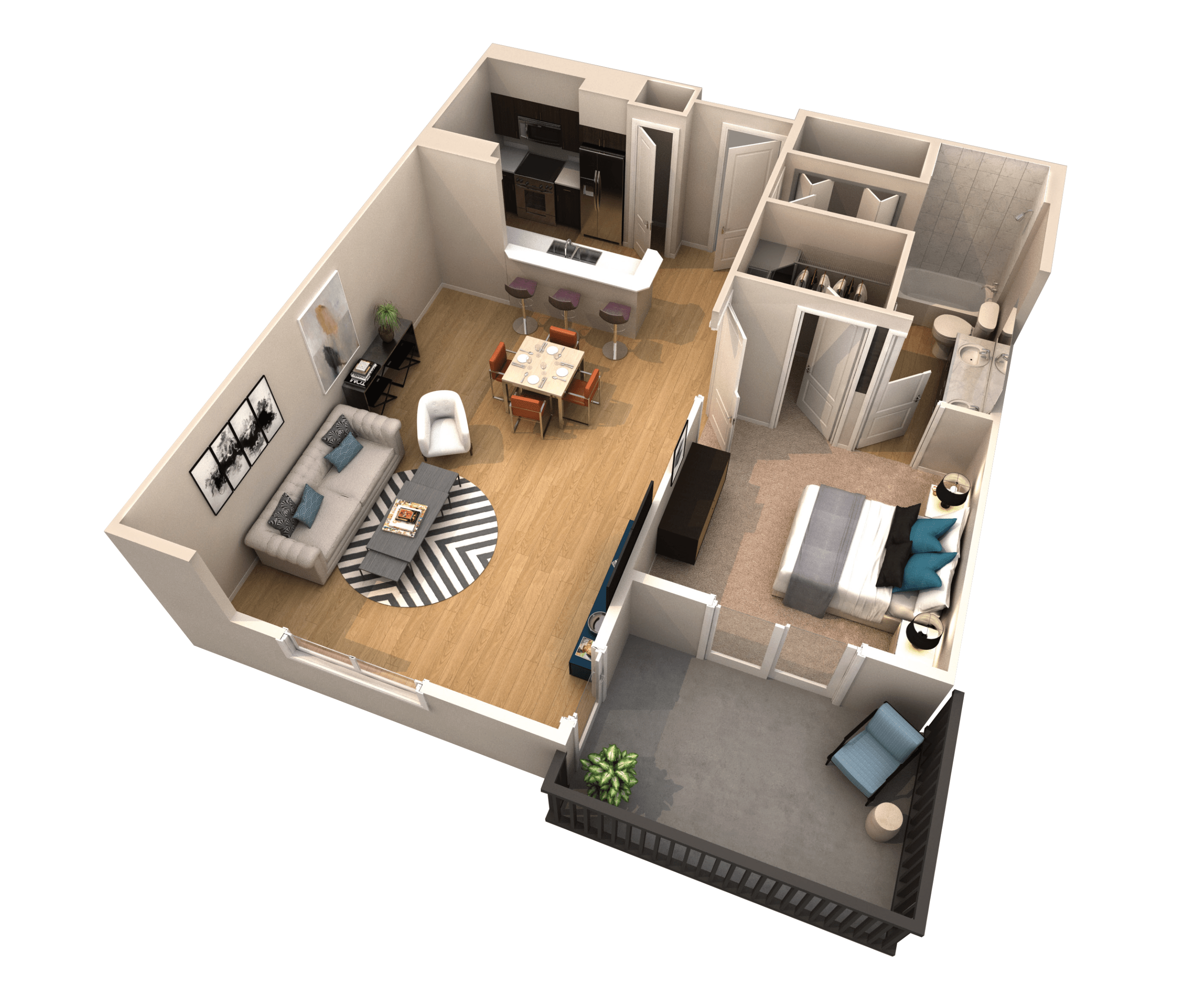 Unit D-313 D-313 floor plan