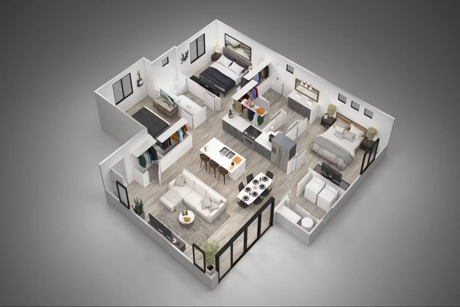 Unit 1166 1166 floor plan