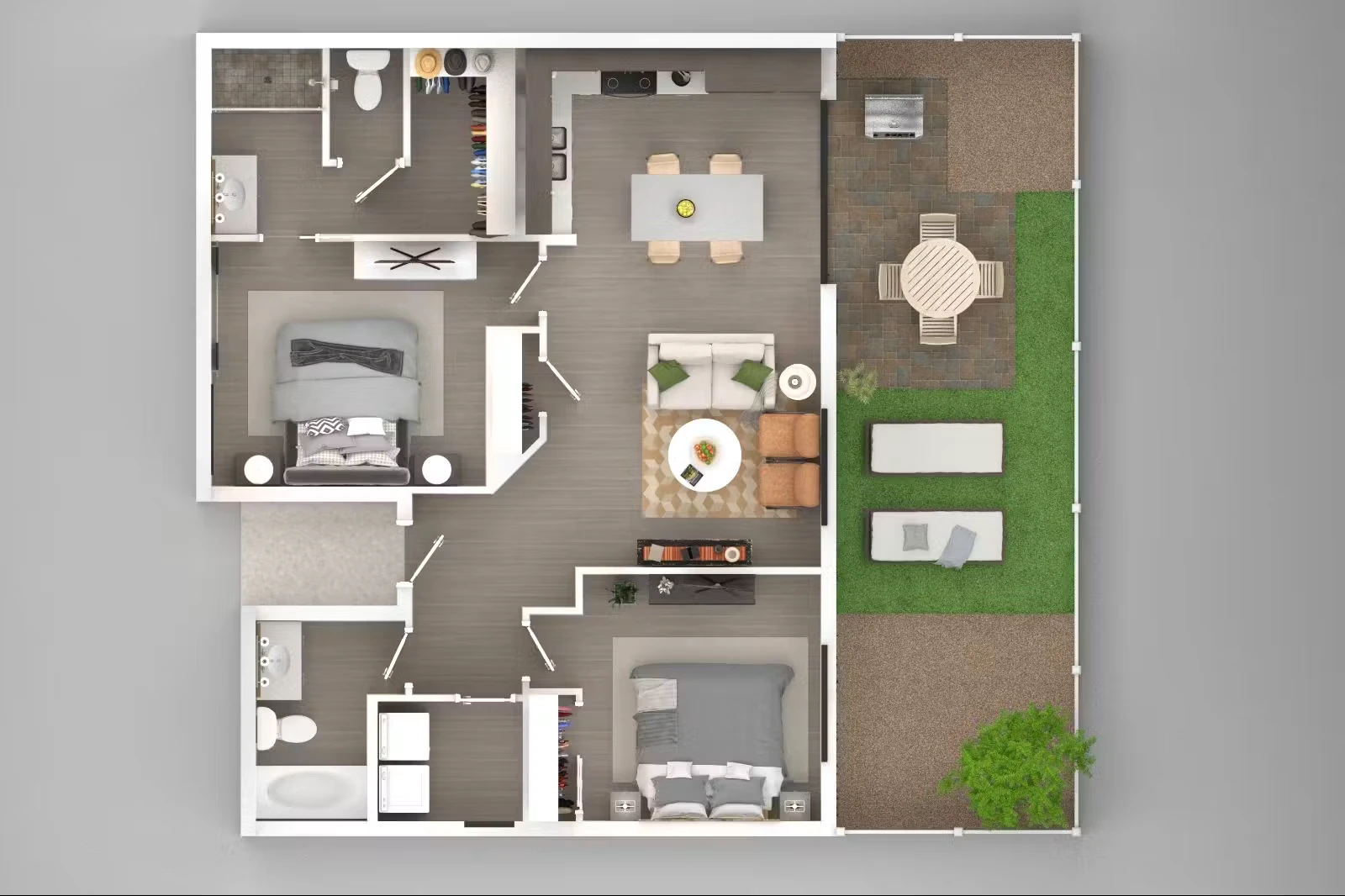 Unit 1077 1077 floor plan