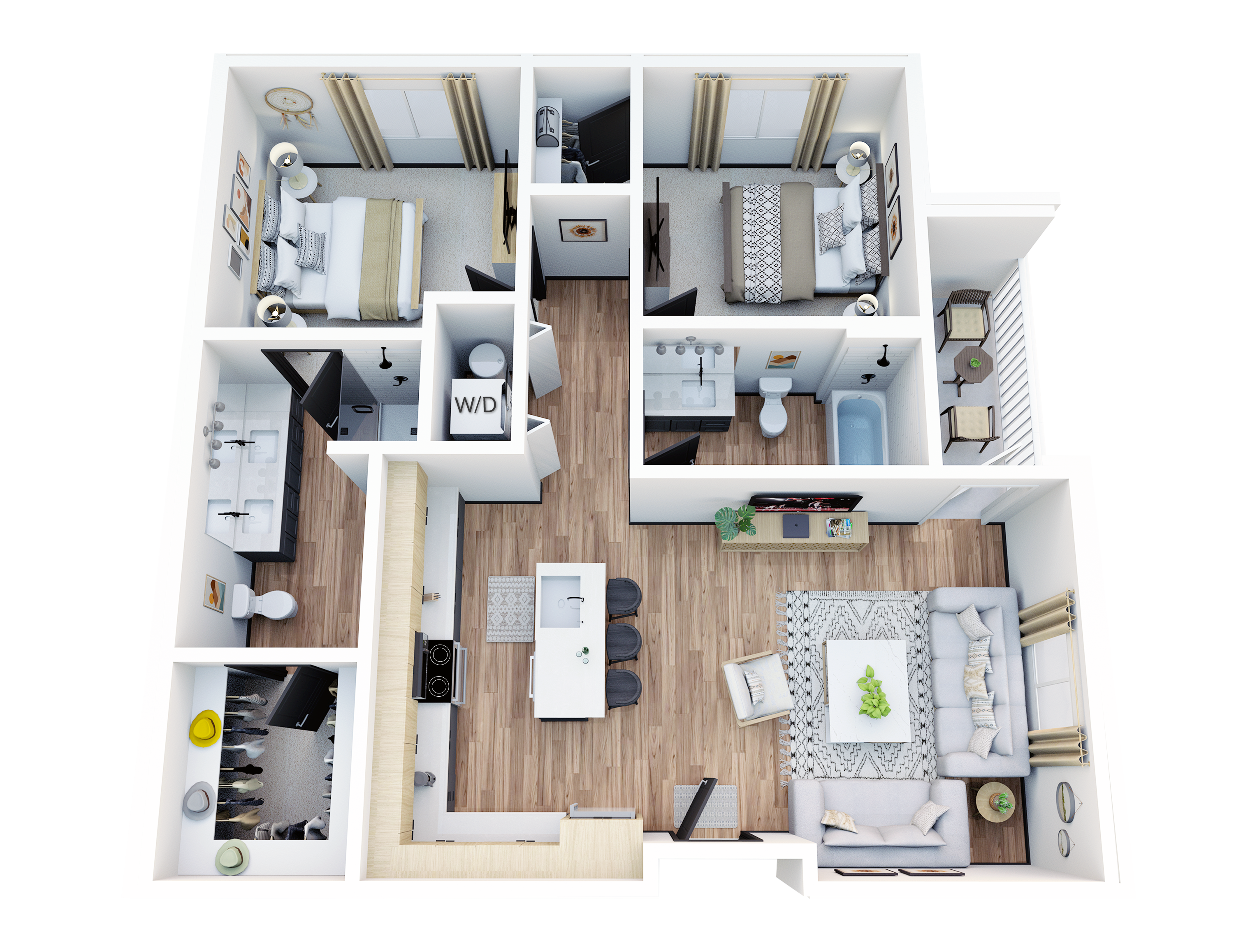 Unit C211 C211 floor plan
