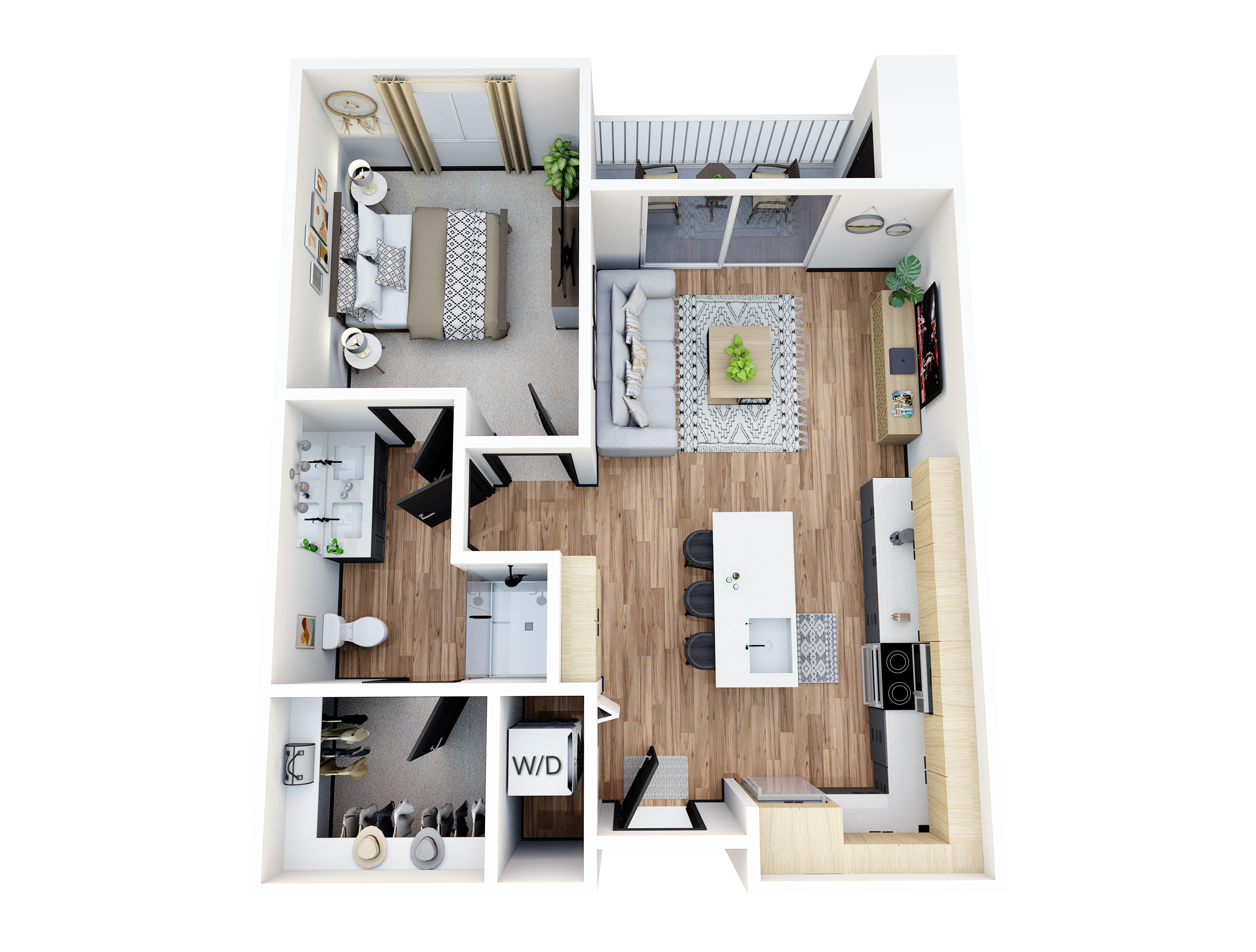 Unit B308 B308 floor plan