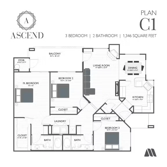 Unit 1065 1065 floor plan