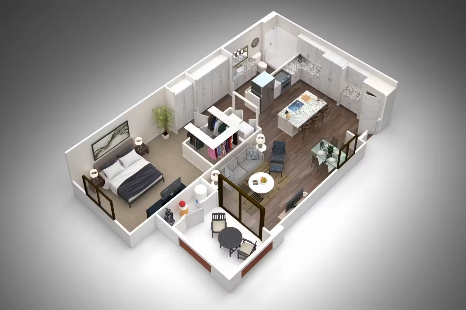 Unit 2042 2042 floor plan