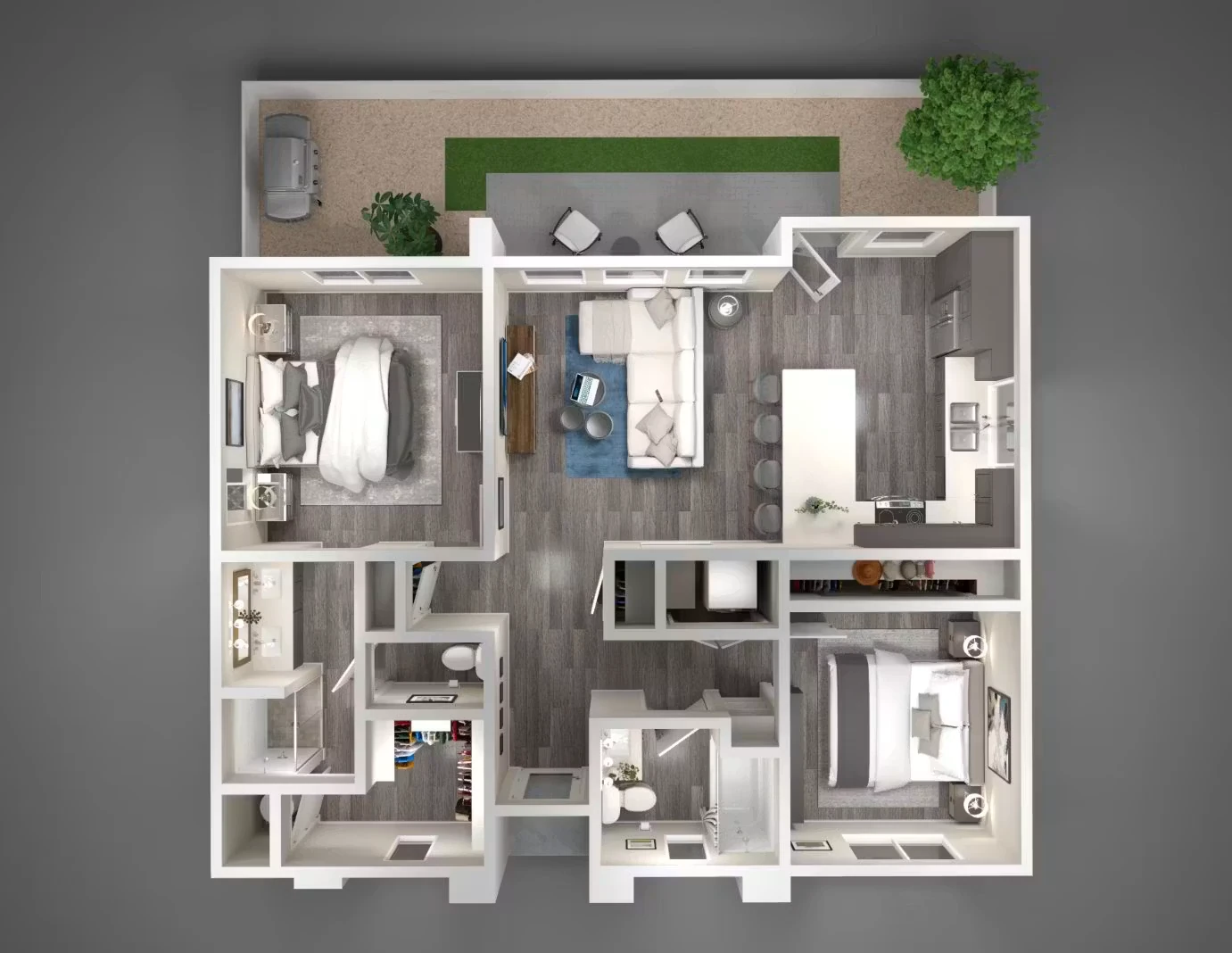 Unit 1019 1019 floor plan