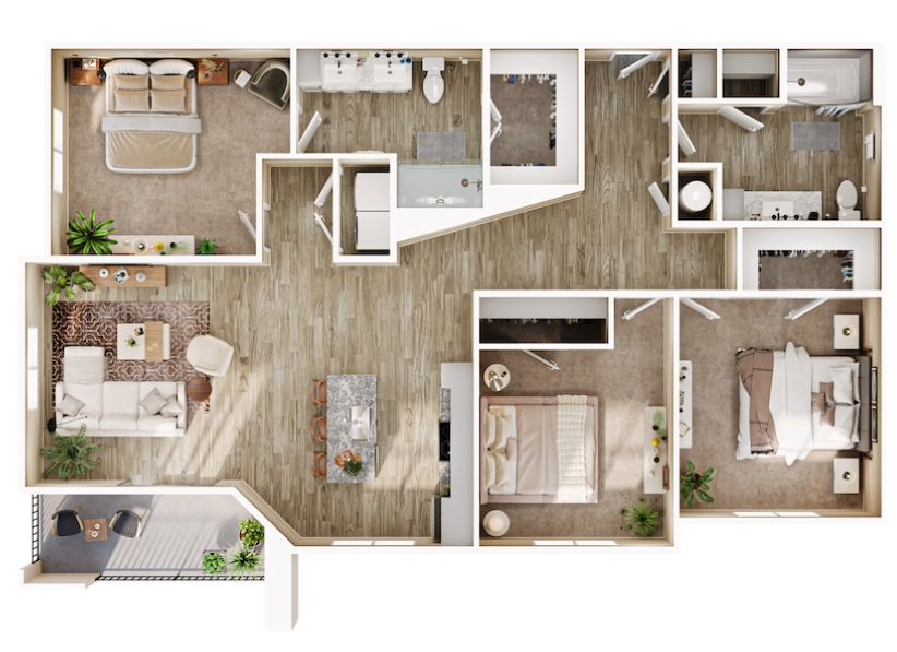 Unit 1063 - ADA 1063 - ADA floor plan