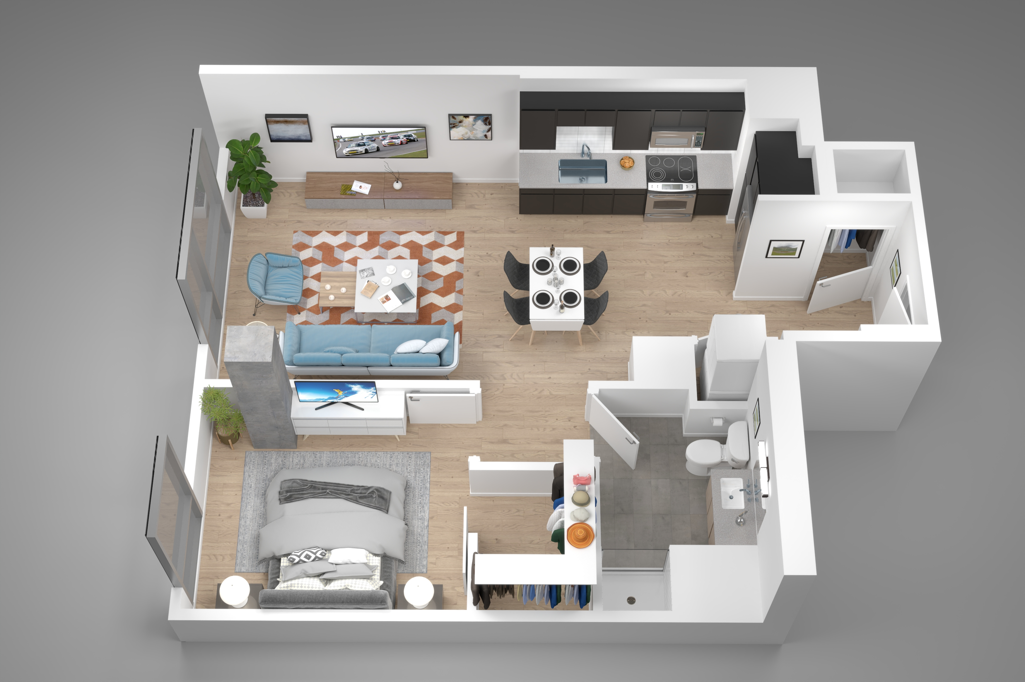 Unit 1504 1504 floor plan
