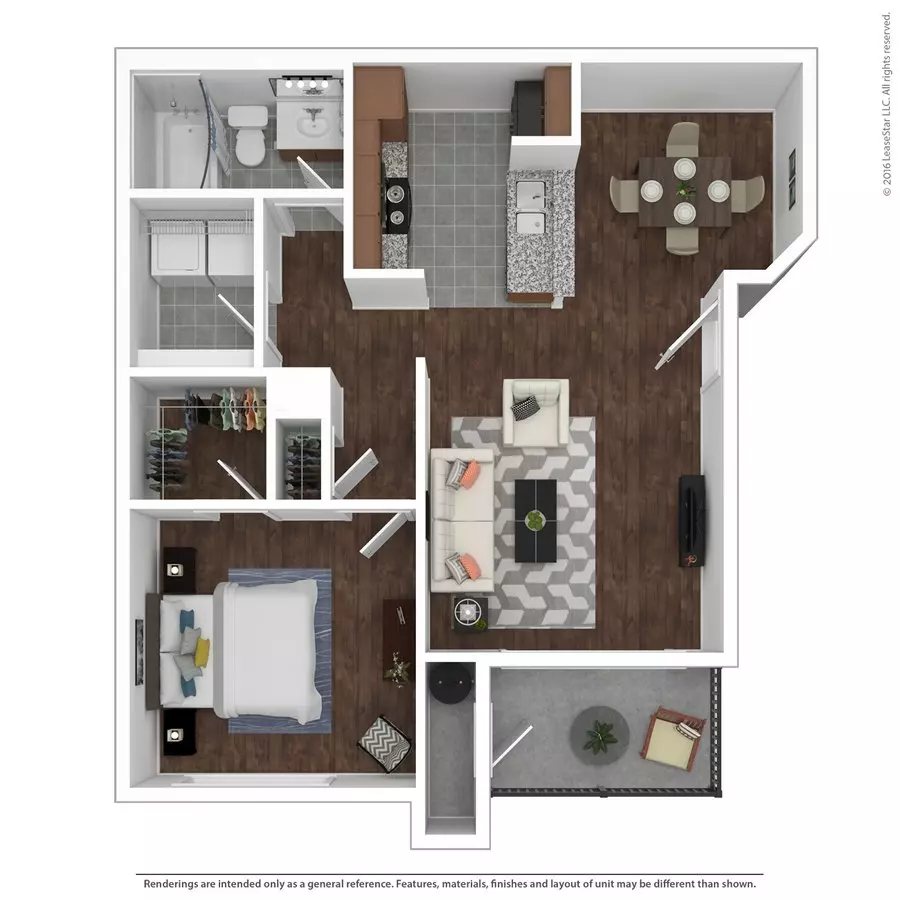 Unit 19884795 732 floor plan