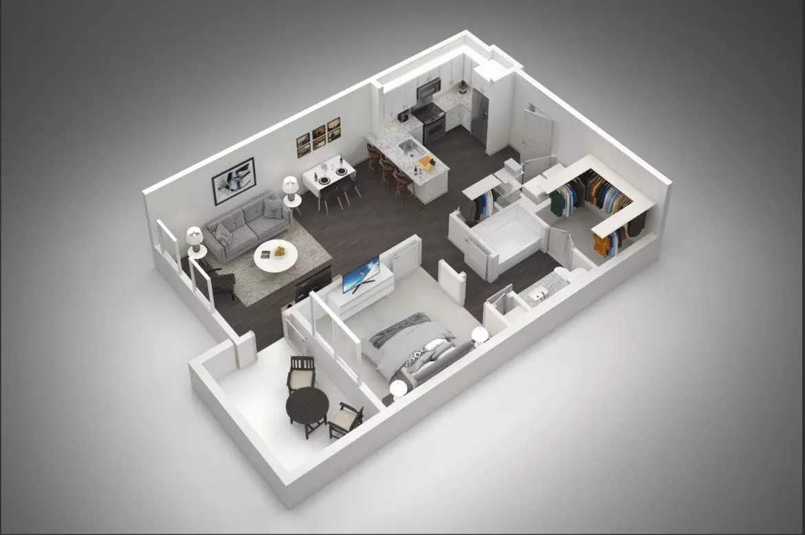 Unit 2111 2309 floor plan