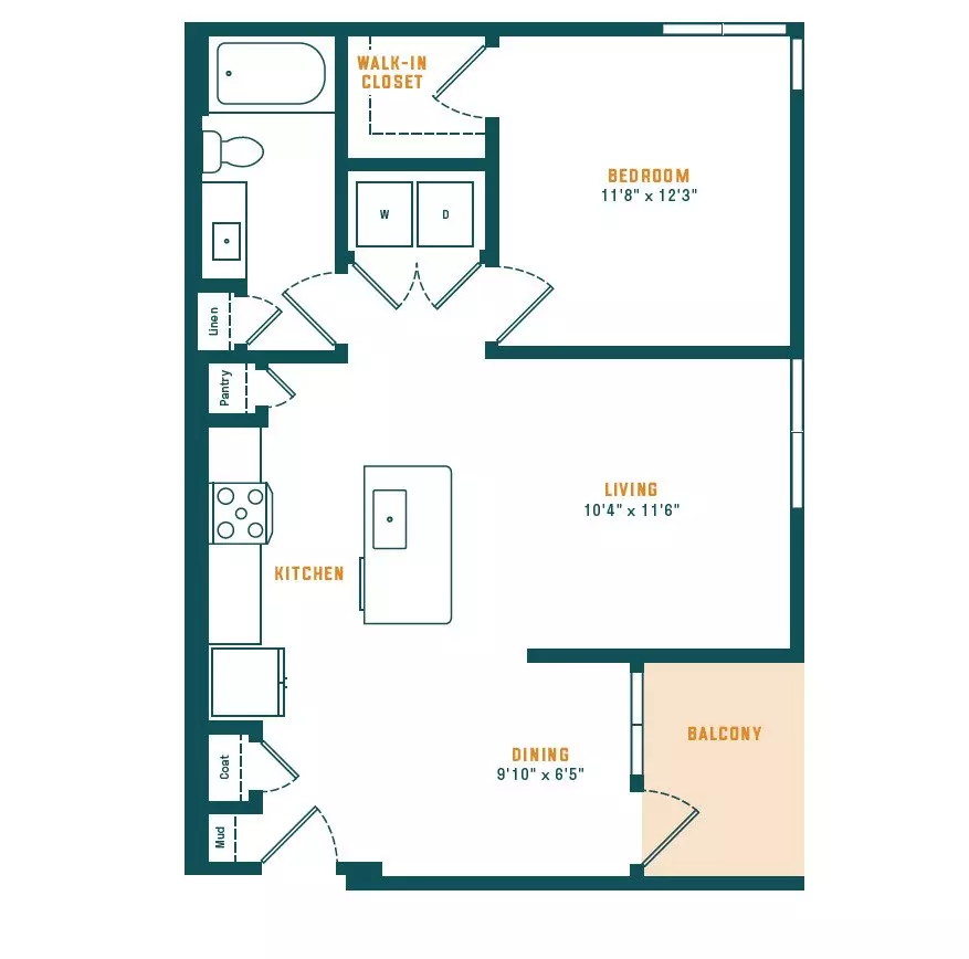 Unit 3147 4228 floor plan