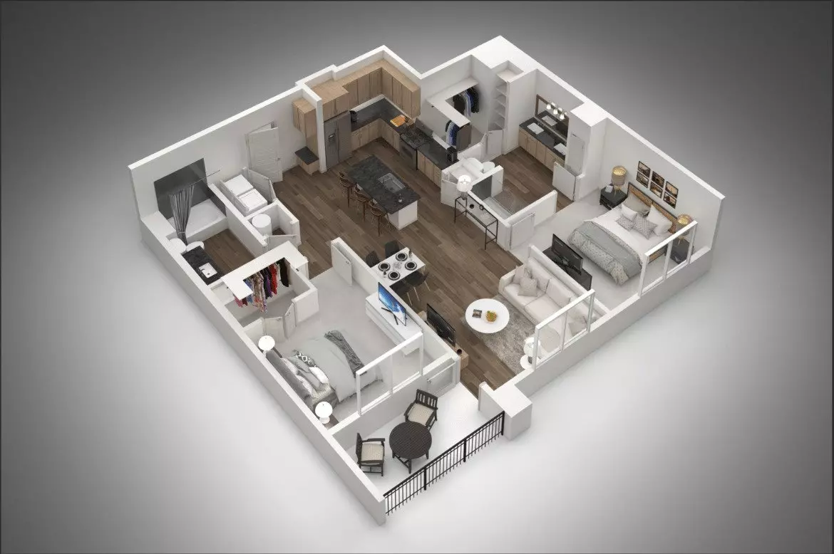 Unit 4115 4115 floor plan