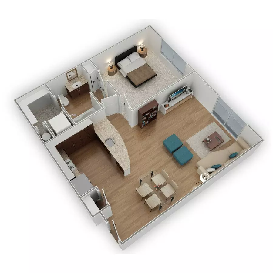 Unit 1617 2005 floor plan