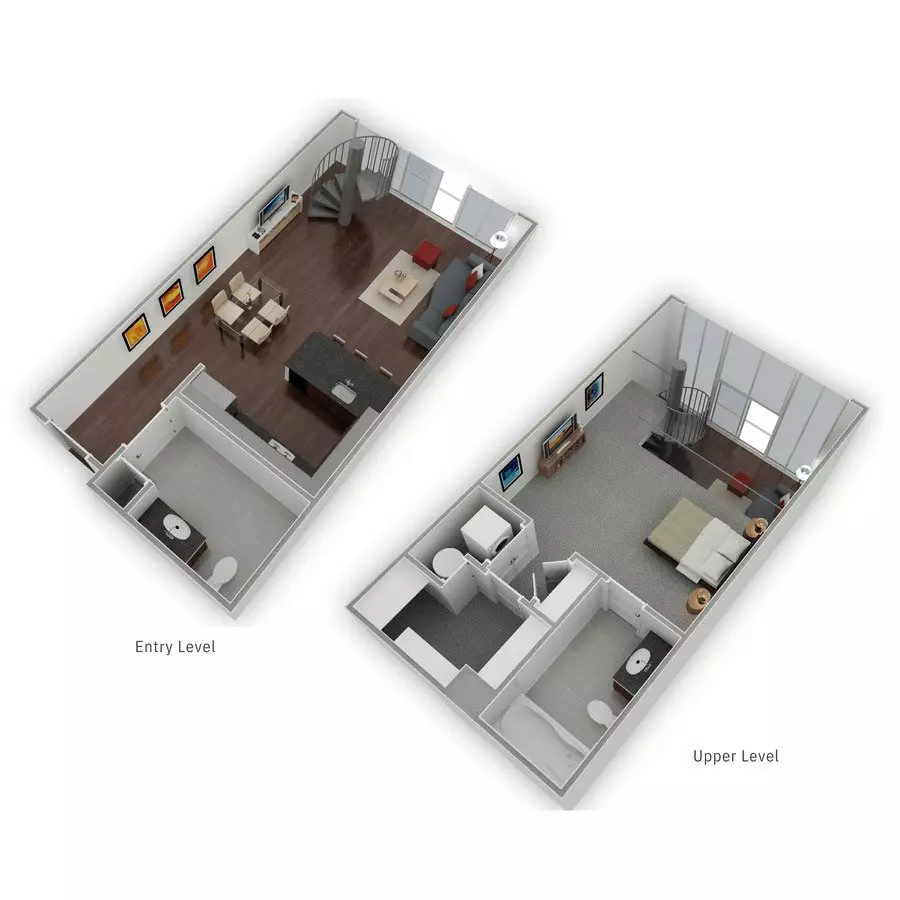Unit 2514 2105 floor plan