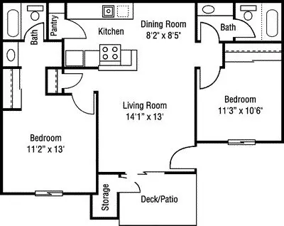 Unit 257 148 floor plan