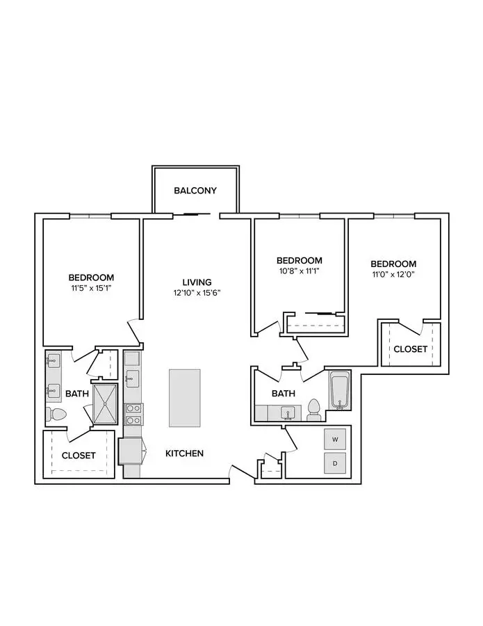 Unit 2031 2031 floor plan