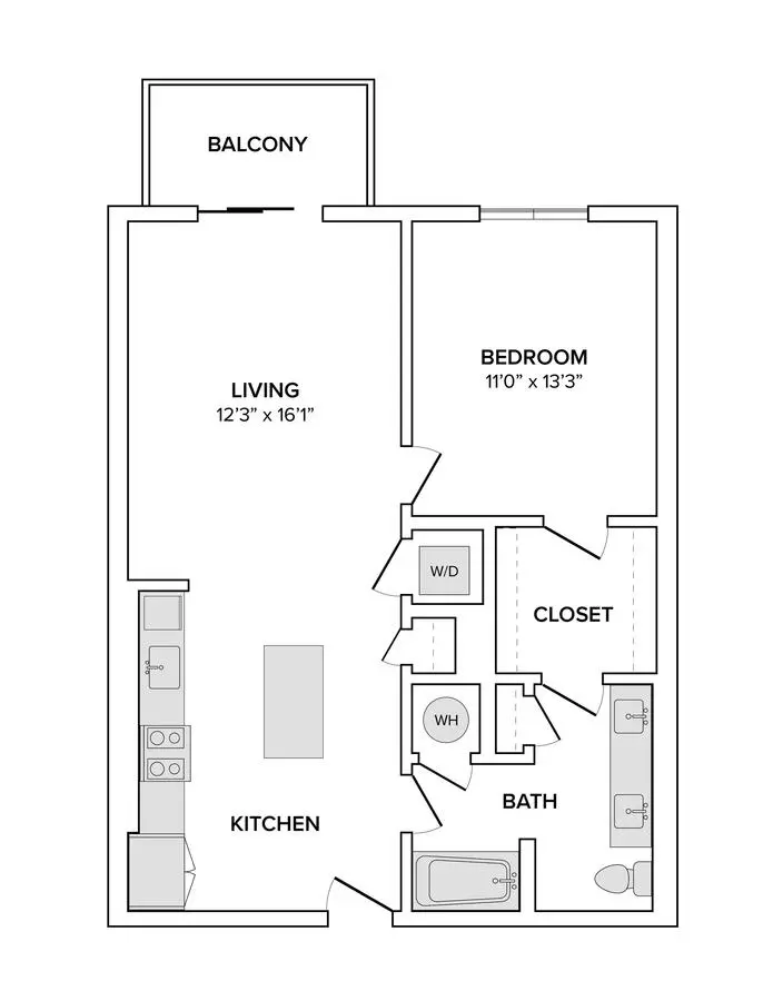 Unit 1119 1119 floor plan