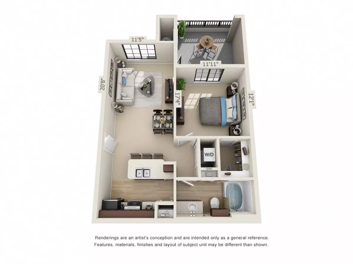 Unit 206 206 floor plan