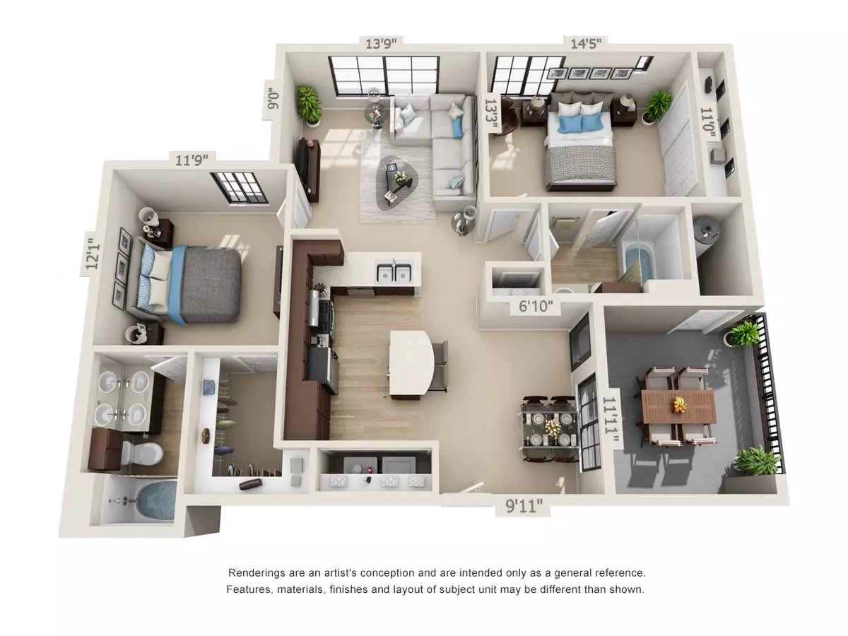 Unit 215 215 floor plan