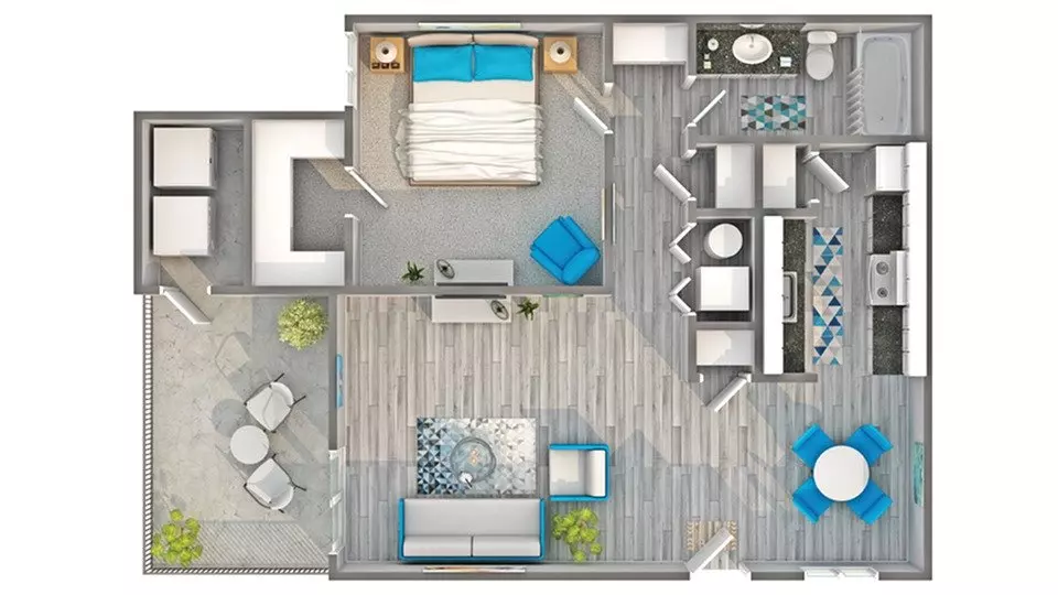Unit S3 S7 floor plan