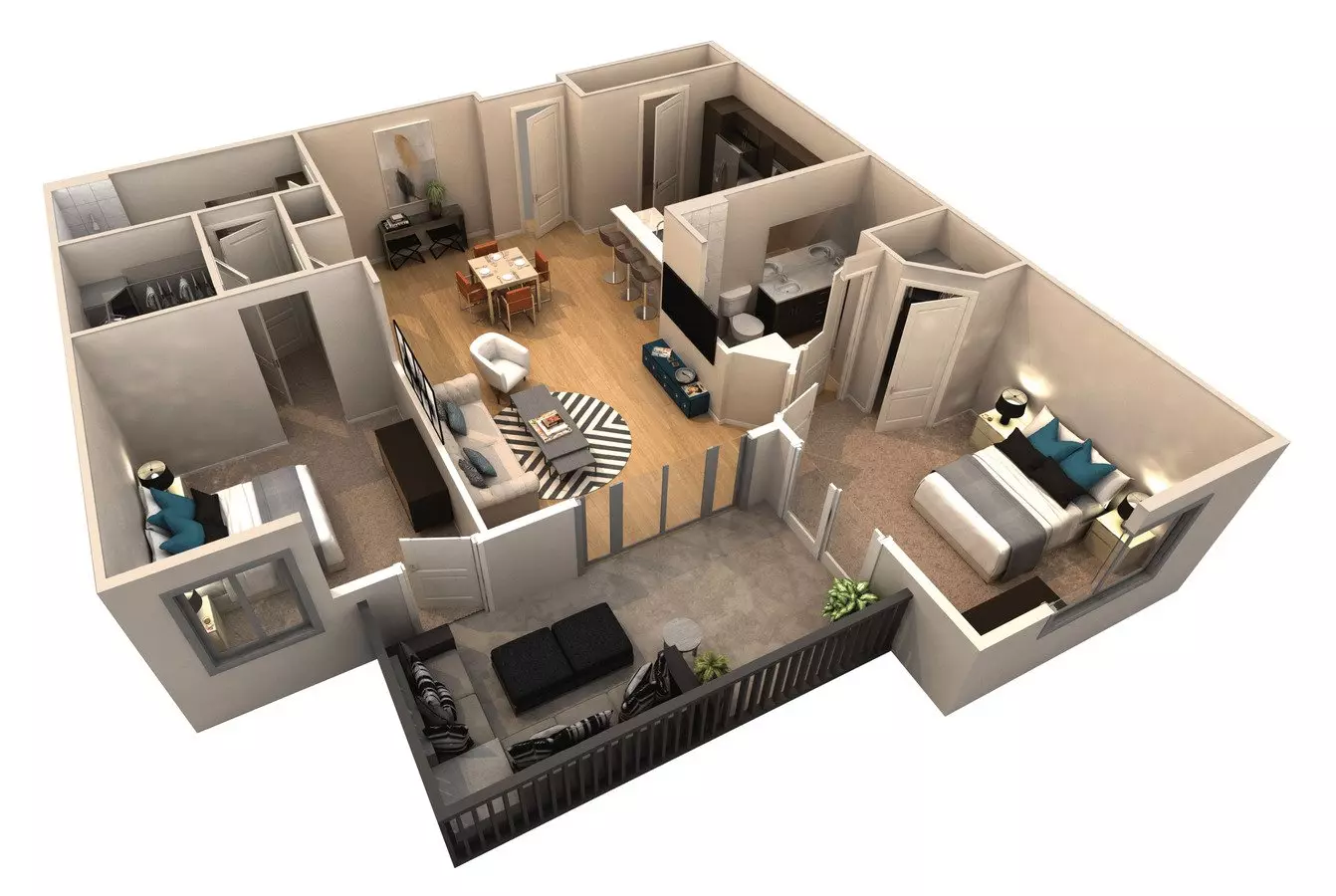 Unit C-416 C-337 floor plan