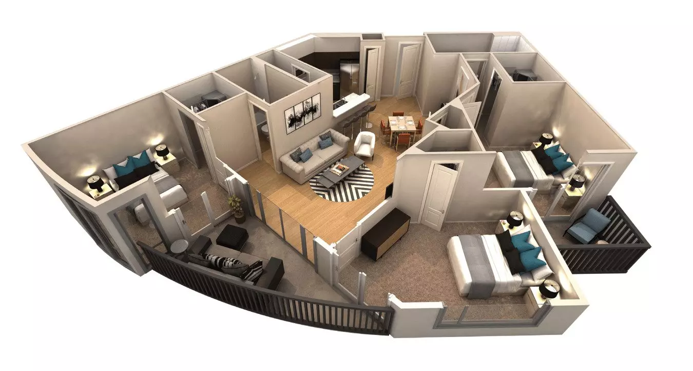 Unit D-309 D-309 floor plan