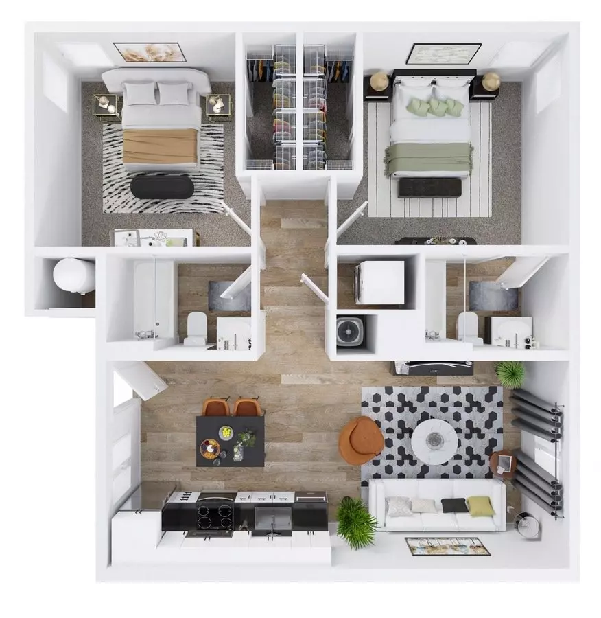 Unit 1411 1206 floor plan