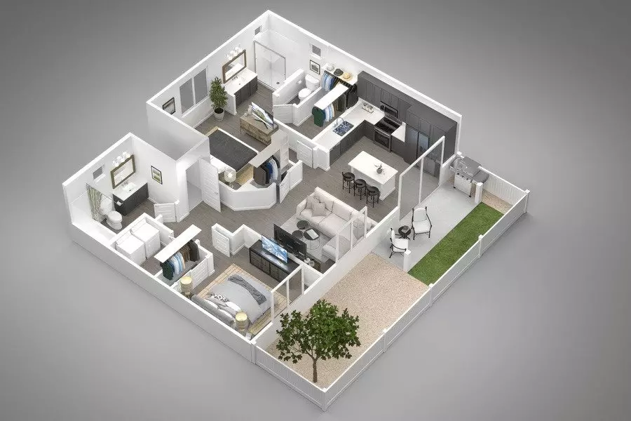 Unit 144 221 floor plan