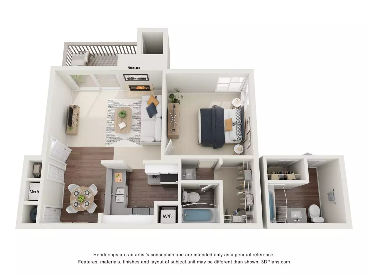 Residence 1 Luxury 4-111 4-111 floor plan