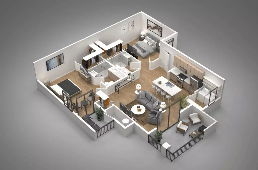 Unit 318 132 floor plan