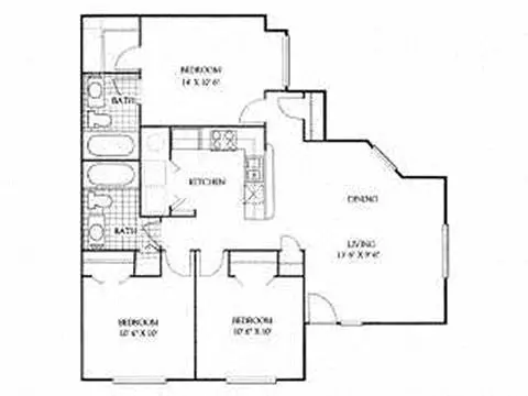 Unit 1032 1032 floor plan
