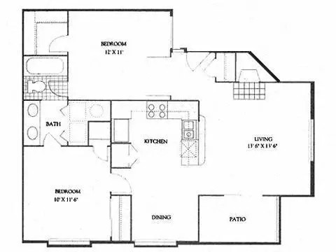 Unit 2091 3008 floor plan