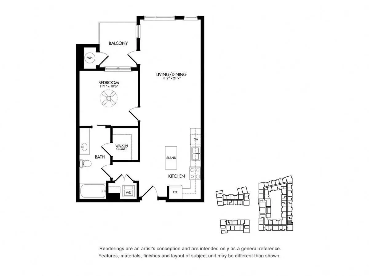 Unit 3-433 3-433 floor plan